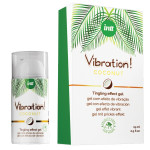 Рідкий вібратор з ароматом кокоса Intt Vibration Coconut Vegan, 15 ml