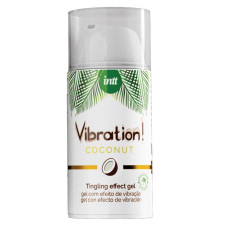 Жидкий вибратор с ароматом кокоса Intt Vibration Coconut Vegan, 15 ml