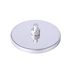 Сріблястий адаптер з присоскою 4,5», система KlicLok Hismith Suction Cup Adapter 4.5″ KlicLok Silver