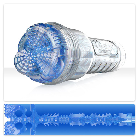 Мастурбатор-імітатор глибокого мінету Fleshlight Turbo Core Blue Ice