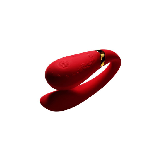 Смартвибратор для пар, красный Zalo Fanfan Bright Red