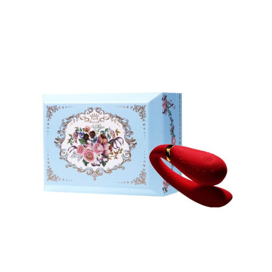 Смартвибратор для пар, красный Zalo Fanfan Bright Red