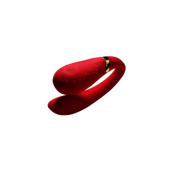 Смартвибратор для пар, красный Zalo Fanfan Bright Red