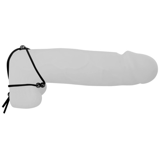 Ерекційне кільце з регульованою тугістю, чорне Art of Sex Lasso D