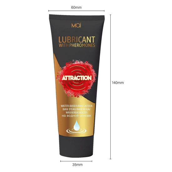 Лубрикант із феромонами на водній основі MAI ATTRACTION, 100 ml