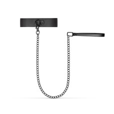 Ошейник с поводком, чёрный Bedroom Fantasies Collar & Leash