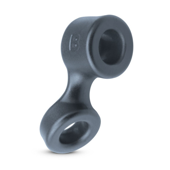 Ерекційне кільце і стретчер для яєчок, сіре Boners Cock Ring And Ball Stretcher Grey