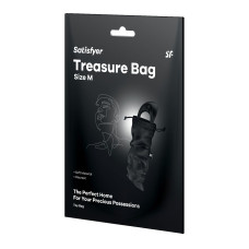 Мешочек для хранения игрушек, чёрный Satisfyer Treasure Bag Black,M