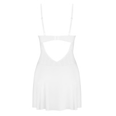 Пеньюар, мереживний ліф, стринги в комплекті Obsessive Alissium Chemise & Thong, M/L
