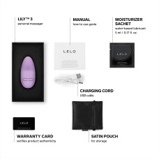 Мини-вибратор для клитора, очень мощный, 10 режимов, сиреневый LELO Lily 3 Calm Lavender