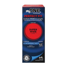 Презервативи в картонній коробці MyONE Super Wide & Long, 10 шт