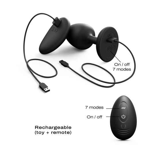 Анальна вібропробка Dorcel Geisha Plug Infinite, L