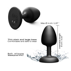 Анальна вібропробка Dorcel Geisha Plug Infinite, L