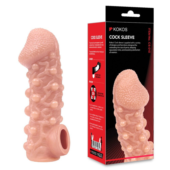 Насадка на член Kokos Cock Sleeve CS 010, M