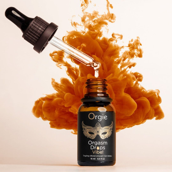 Збуджуючі краплі для клітора Orgie Orgasm Drops Vibe!, 15 ml