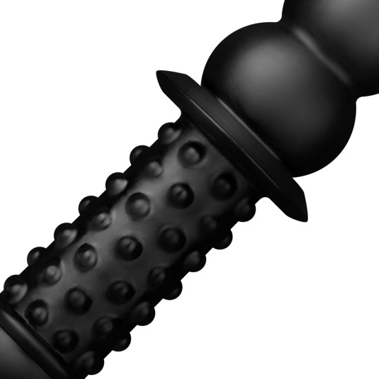 Анальная цепочка, черная BUTTR Akimbo Double Sided Anal Dildo