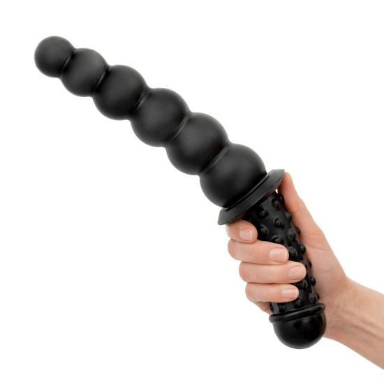 Анальная цепочка, черная BUTTR Akimbo Double Sided Anal Dildo