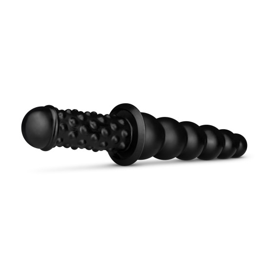 Анальная цепочка, черная BUTTR Akimbo Double Sided Anal Dildo