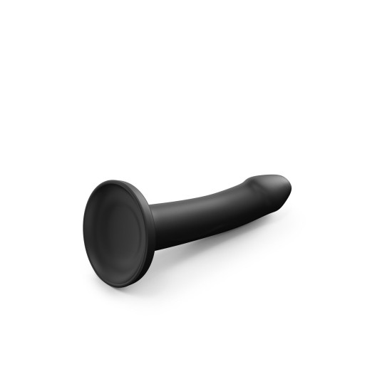 Фаллоимитатор на присоске, длина 14,3 см, диаметр 3 см, черный - Dorcel Real Pleasure Black, S