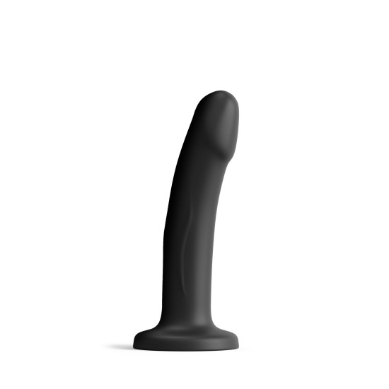 Фаллоимитатор на присоске, длина 14,3 см, диаметр 3 см, черный - Dorcel Real Pleasure Black, S