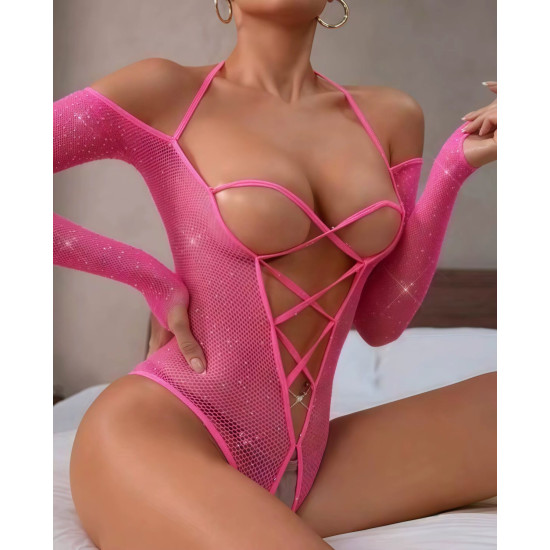 Бодистокинг, розовый Barbie Pink JSY WW7203, One Size
