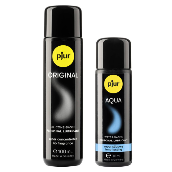 Юбилейный набор лубрикантов (Original 100 ml и Aqua 30 ml) Pjur 30th Anniversary Gift Set