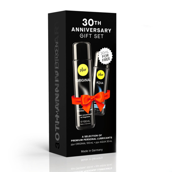 Юбилейный набор лубрикантов (Original 100 ml и Aqua 30 ml) Pjur 30th Anniversary Gift Set