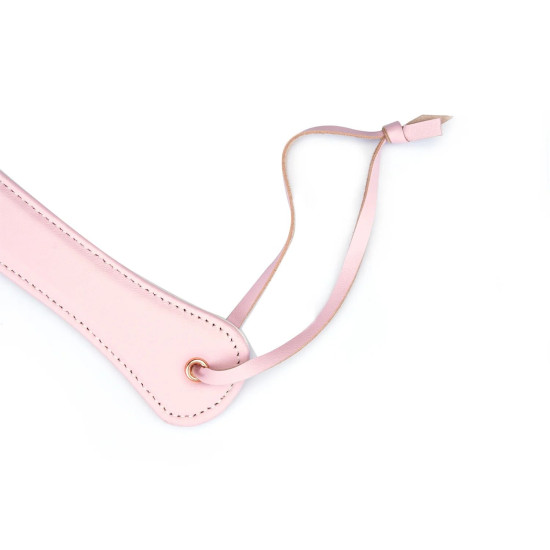 Падл Liebe Seele White & Pink Leather Paddle