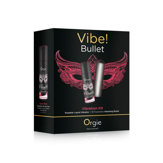 Жіночий подарунковий набір (рідкий вібратор та віброкуля) Orgie Vibe Bullet