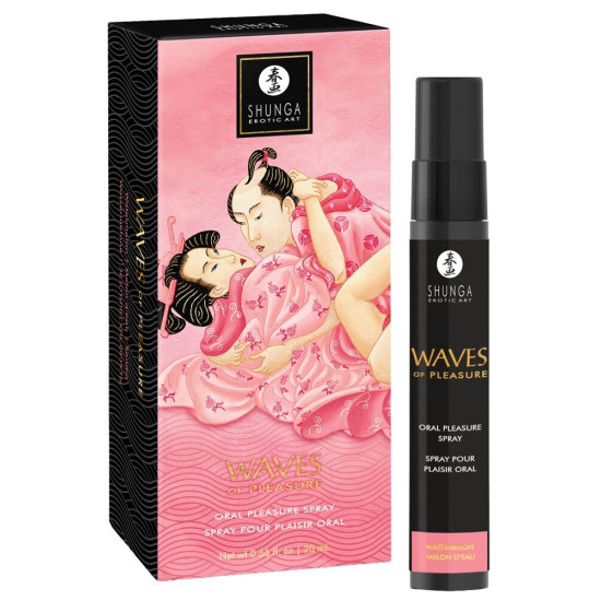 Спрей для посилення слиновиділення зі смаком кавуна Shunga Waves Of Pleasure Watermelon