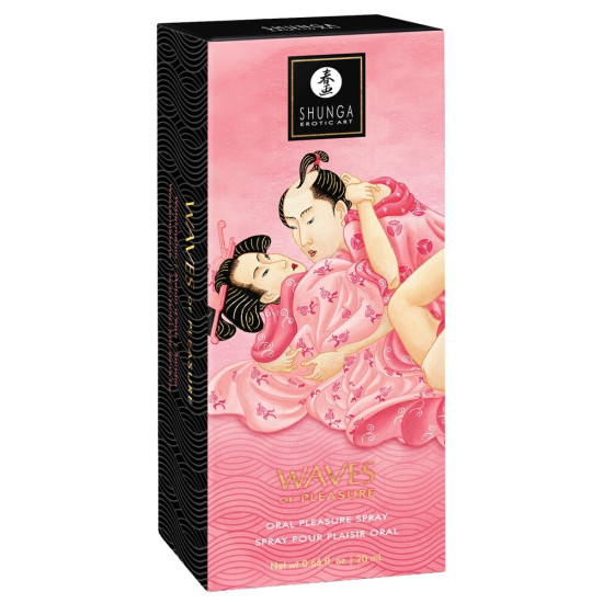 Спрей для посилення слиновиділення зі смаком кавуна Shunga Waves Of Pleasure Watermelon