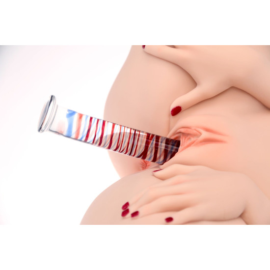 Очень реалистичный сквозной мастурбатор-полуторс с вагиной и анусом (2 канала) Naked Factory BARBIE