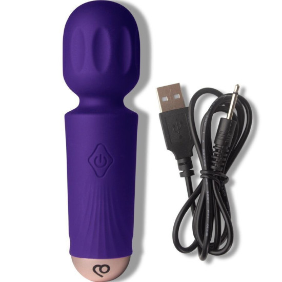 Вібромасажер, 16 режимів Rocks Off Mini Wand Violet Dream