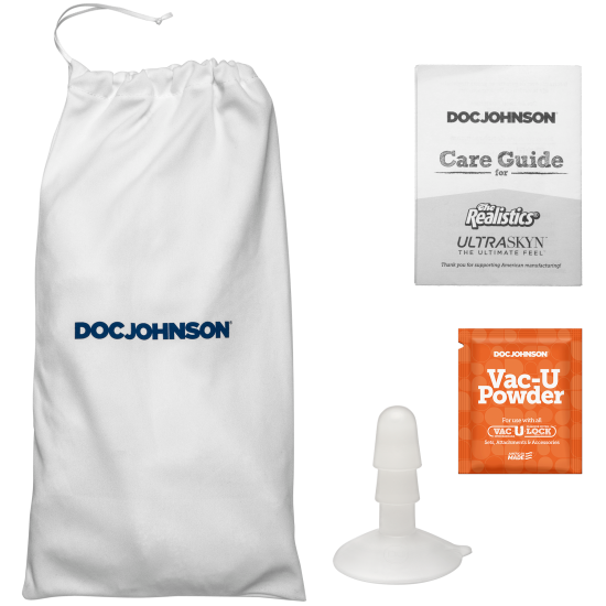 Фалоімітатор, довжина 22.9 см Doc Johnson The Realistic Cock ULTRASKYN - 9 Inch Chocolate