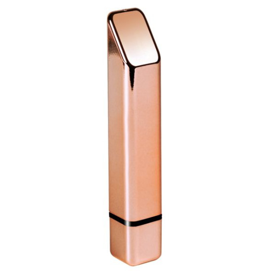 Минивибратор мощный, в цвете розовое золото Rocks Off Bamboo Rose Gold