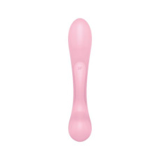 Двосторонній вібратор-кролик, рожевий Satisfyer Triple Oh Pink (пом'ята упаковка)
