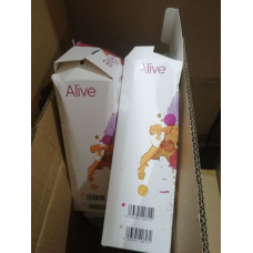 Фалоімітатор Alive Adam Pink L, двошаровий, силікон+ Silexpan, діаметр 4см (пом'ята упаковка!!!)