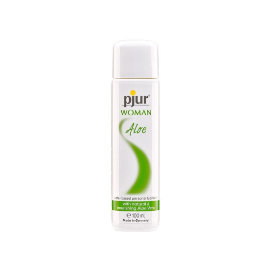Увлажняющая смазка для женщин на водной основе с экстрактом алоэ Pjur Woman Aloe, 100 ml