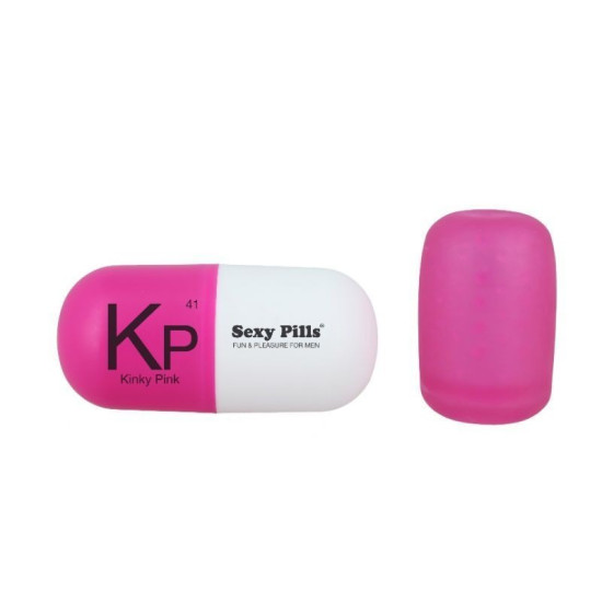 Мастурбатор-пігулка рожевого кольору Love To Love Sexy Pills Kinky Pink