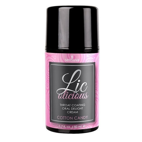 Гель для минета со вкусом сладкой ваты Sensuva Lic-o-licious Cotton Candy, 50 ml