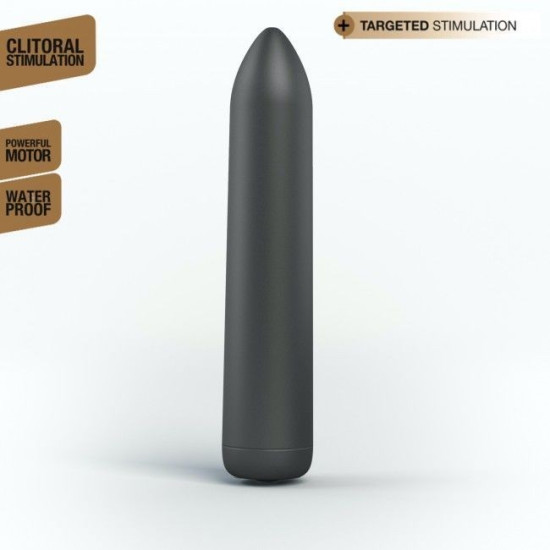 Вібропуля перезаряджається, чорна Dorcel Rocket Bullet Black