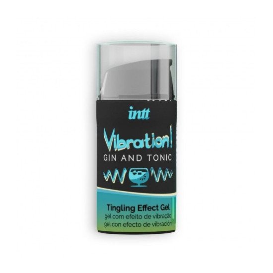 Жидкий вибратор с ароматом джина и тоника Intt Vibration Gin Tonic, 15 ml