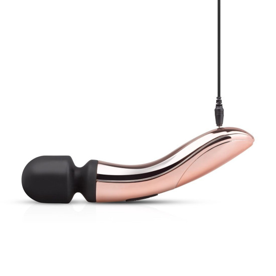 Вібромасажер у формі мікрофона Rosy Gold Nouveau Curve Massager