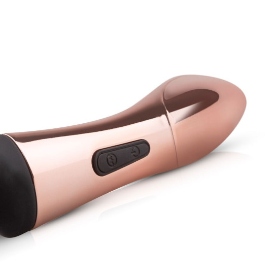 Вібромасажер у формі мікрофона Rosy Gold Nouveau Curve Massager