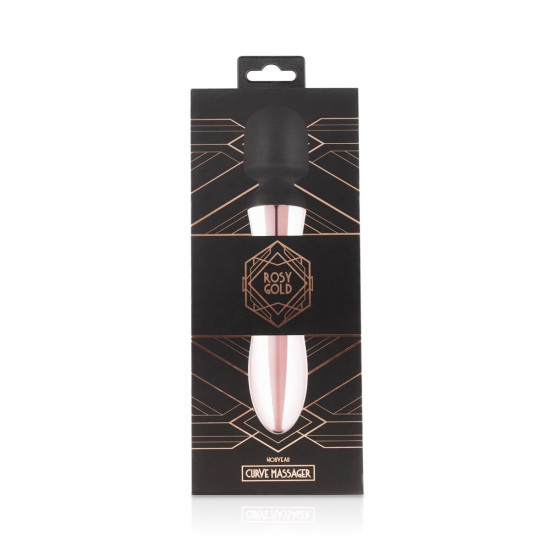 Вібромасажер у формі мікрофона Rosy Gold Nouveau Curve Massager