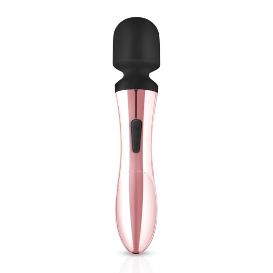 Вібромасажер у формі мікрофона Rosy Gold Nouveau Curve Massager