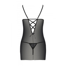Сорочка, черная Lovelia Chemise Black, L/XL