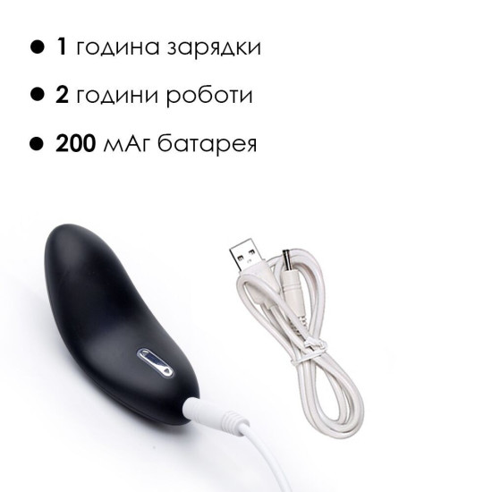 Клиторальный вибратор, чёрный Svakom Echo Black