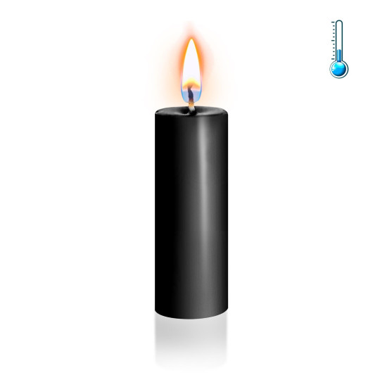 Низкотемпературная свеча для секса и БДСМ, черная Art of Sex Low-Temperature Candle Black, 10 cm