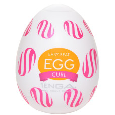 Мастурбатор-яйце з рельєфом із шишечок Tenga Egg Curl